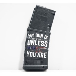 MY GUN IS NOT A THREAT...