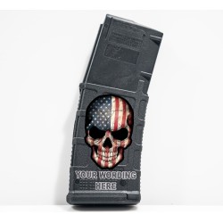 AMERICAN SKULL PRINTED P-MAG