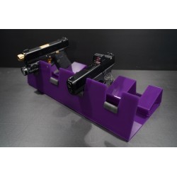 Purple 4 Gun Gun Stand