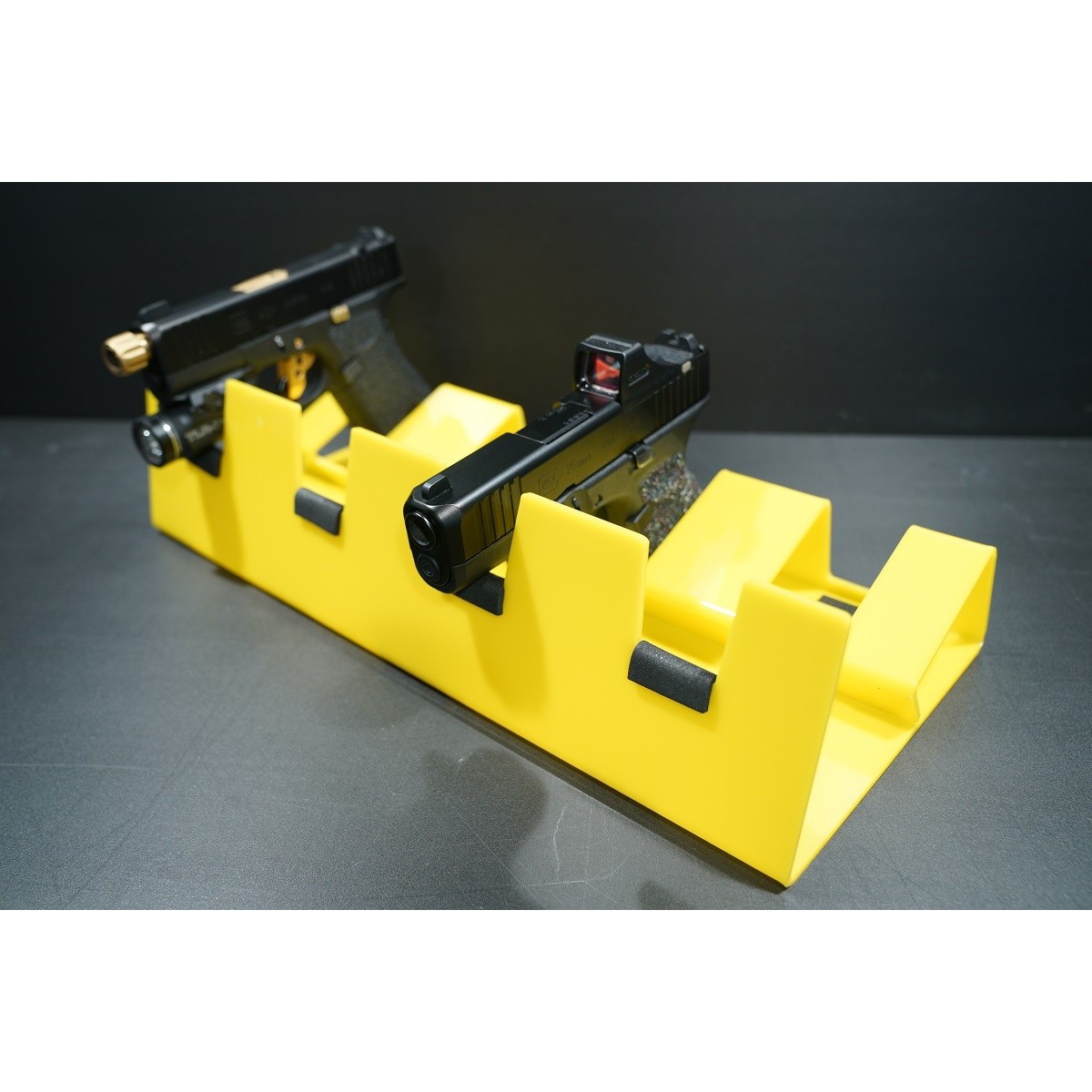 Yellow 4 Gun Gun Stand